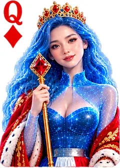 Dame de carreau à l'effigie de Lucy